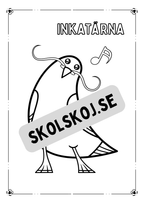Flygande djur - Målarbok