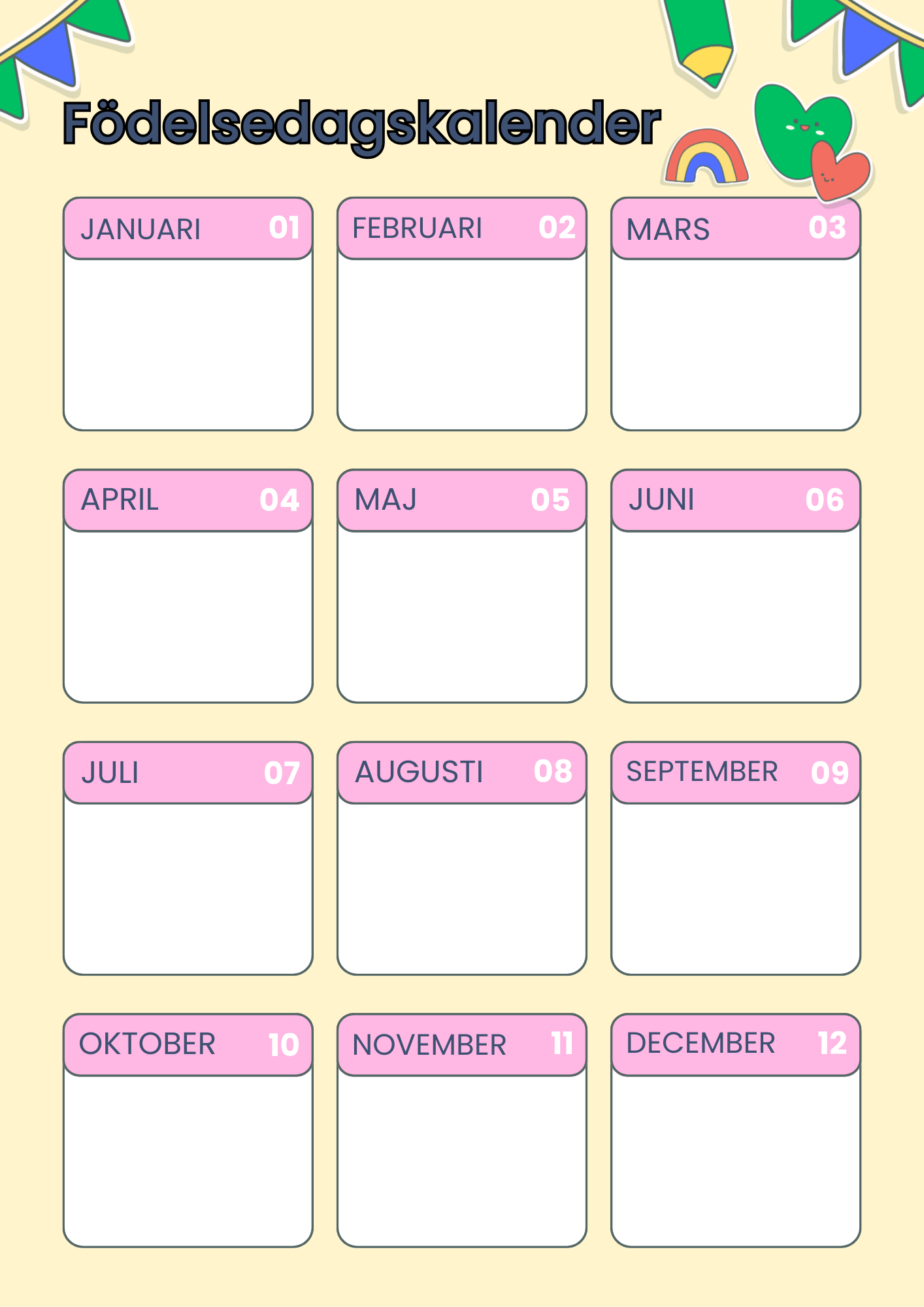 Födelsedagskalender