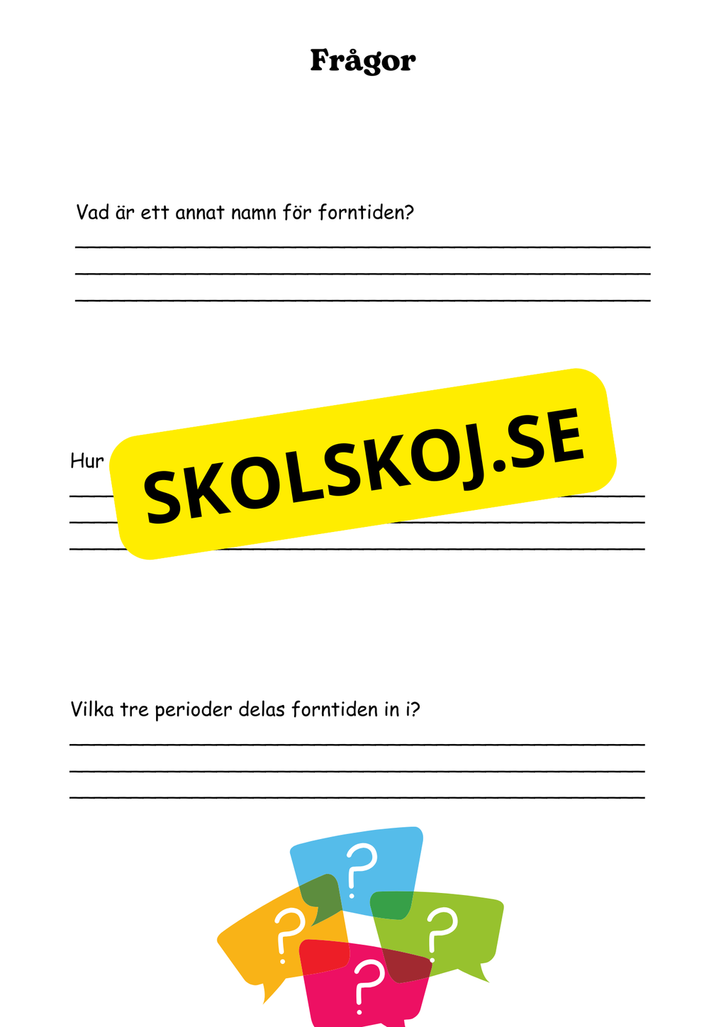 Forntiden - Människans första tid - Årskurs 4 - 6