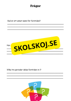 Forntiden - Människans första tid - Årskurs 4 - 6