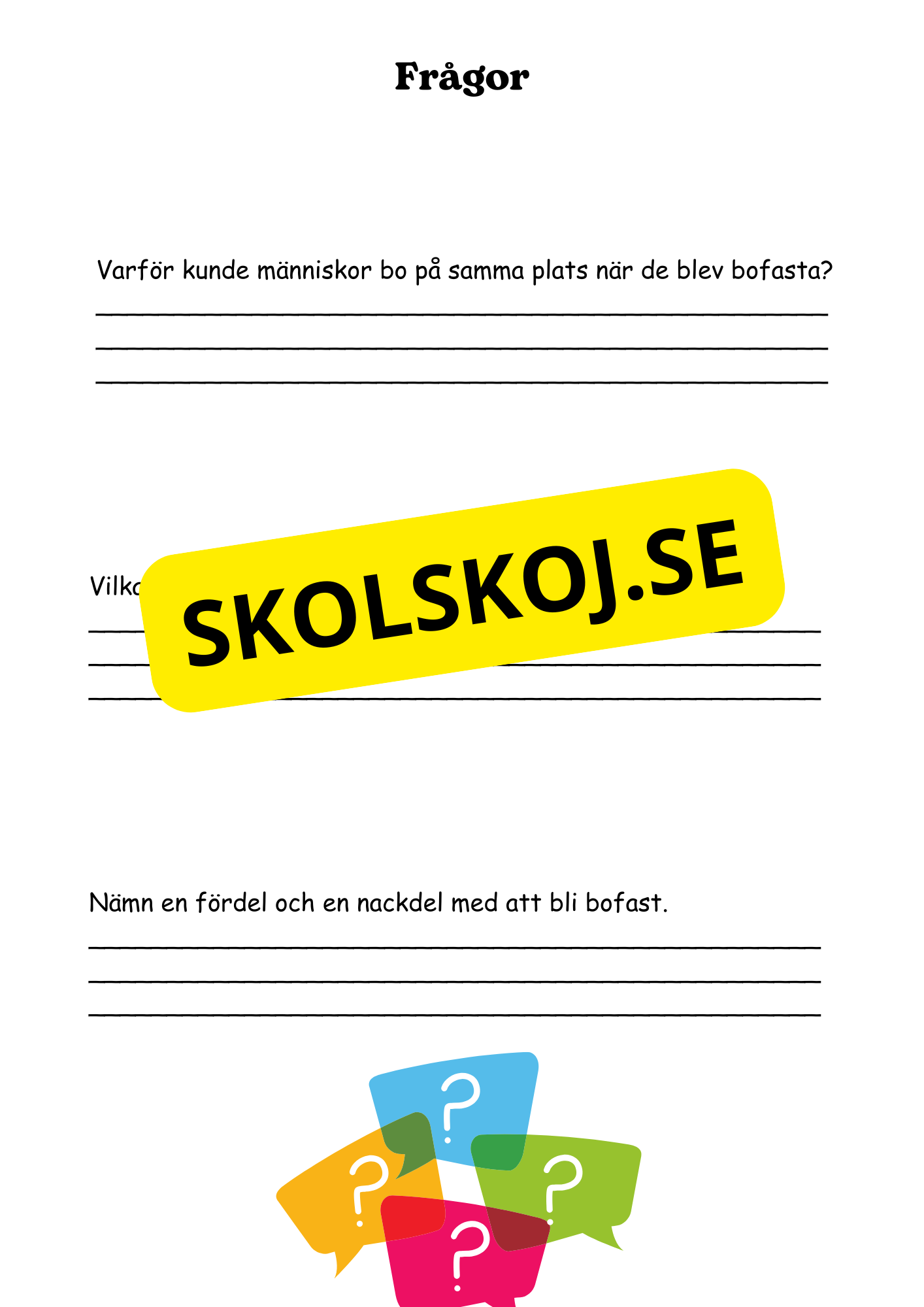 Forntiden - Människans första tid - Årskurs 4 - 6