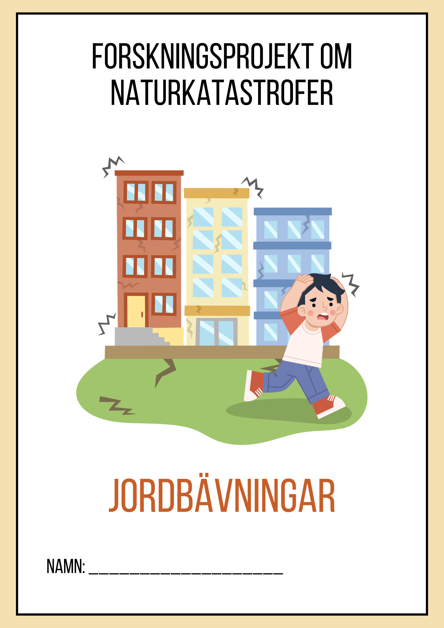 Forskningsprojekt om naturkatastrofer - Jordbävningar