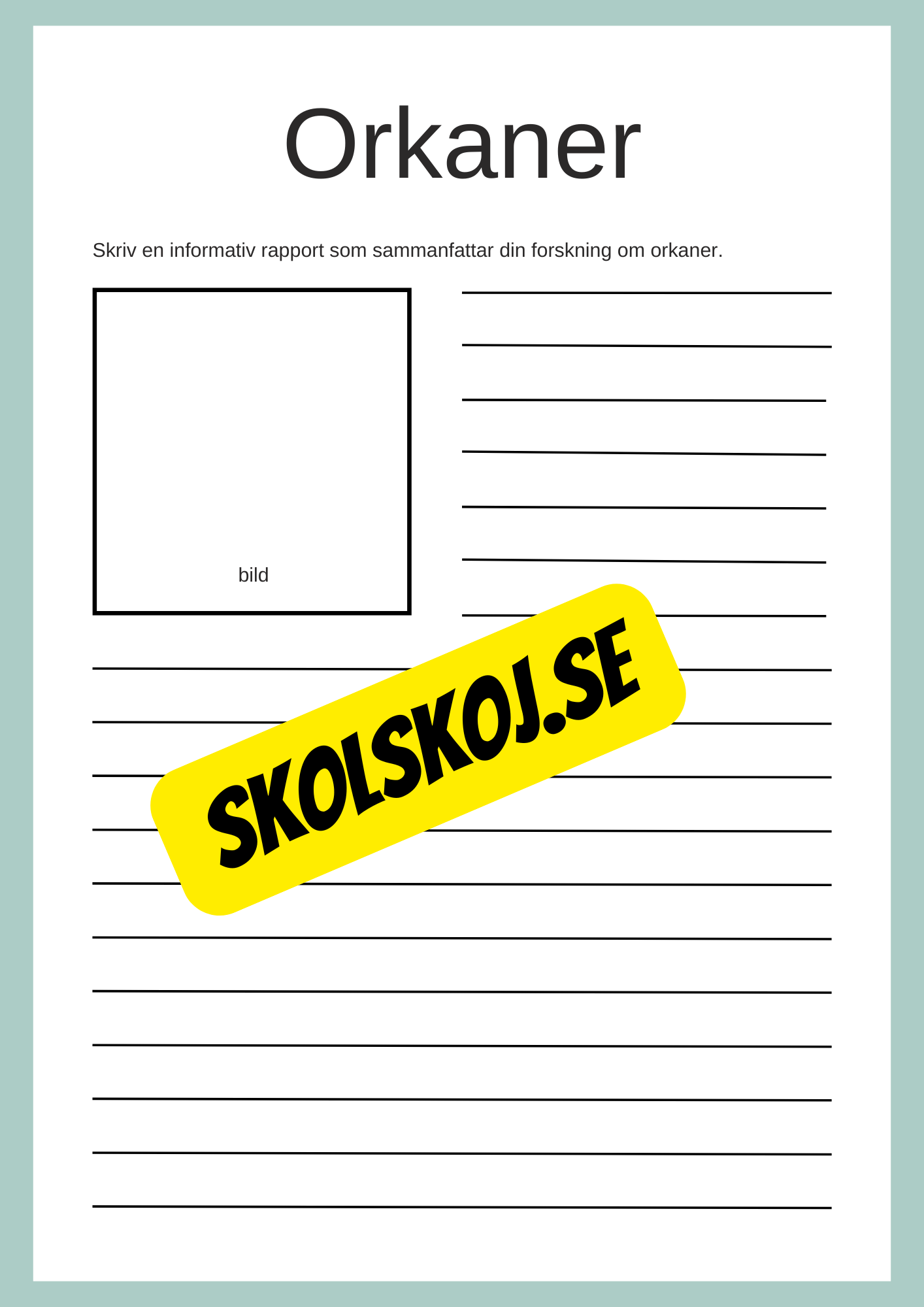 Forskningsprojekt om naturkatastrofer - Orkaner