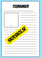 Forskningsprojekt om naturkatastrofer - Tsunamier