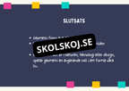Geometri - Förståelse för former, vinklar och dimensioner (Årskurs 7 - 9)