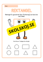 Geometriska former - Häfte
