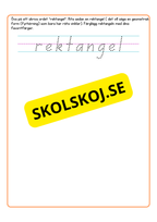 Geometriska former - Häfte