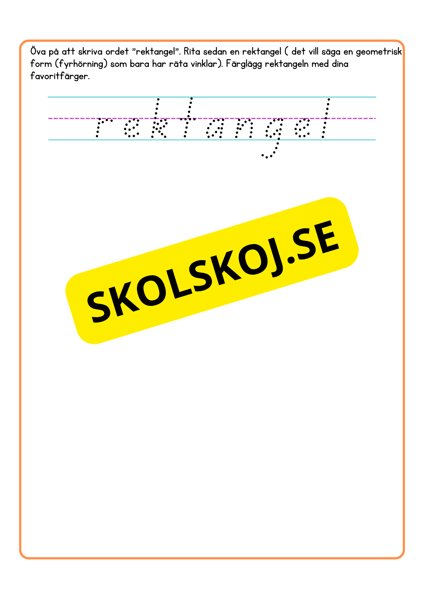 Geometriska former - Häfte