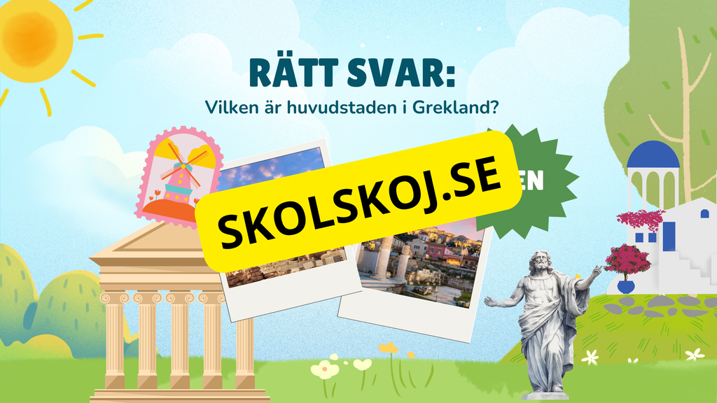 Gissa huvudstaden - Interaktivt frågespel - Powerpoint