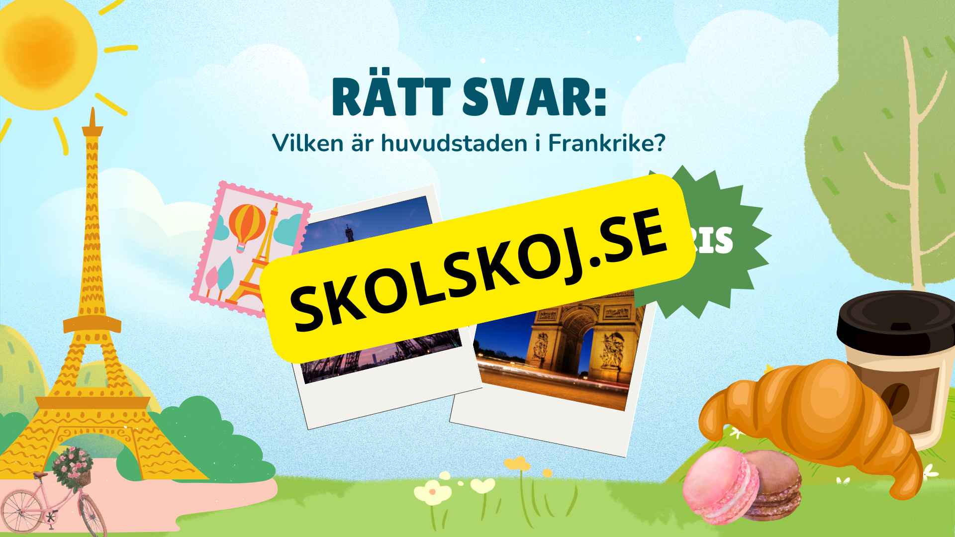 Gissa huvudstaden - Interaktivt frågespel - Powerpoint