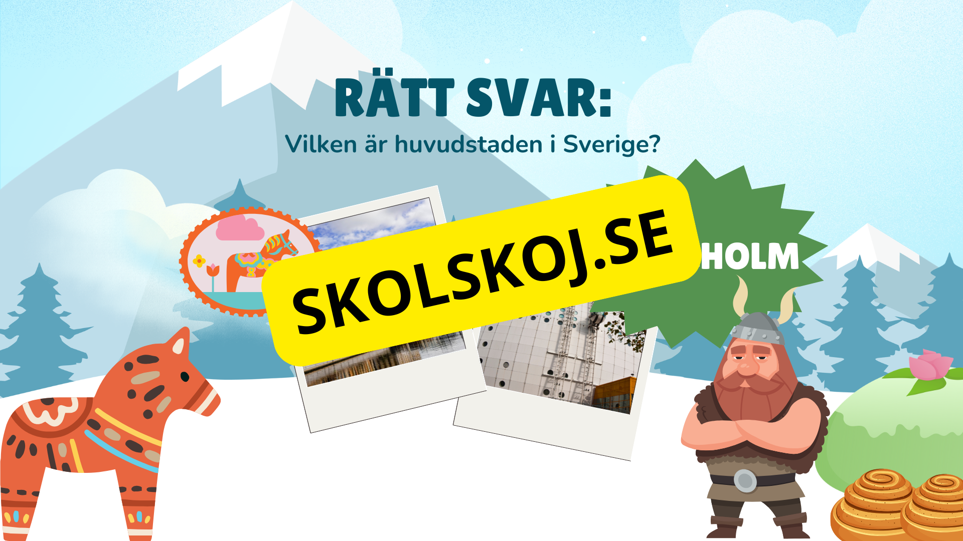 Gissa huvudstaden - Interaktivt frågespel - Powerpoint