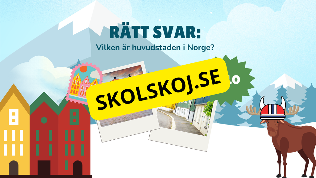Gissa huvudstaden - Interaktivt frågespel - Powerpoint