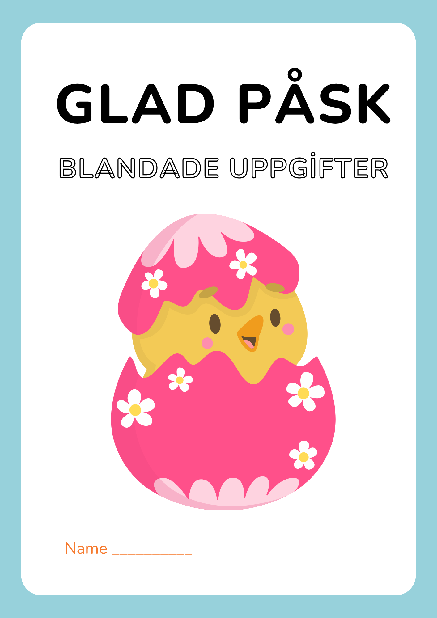 Glad påsk - Häfte