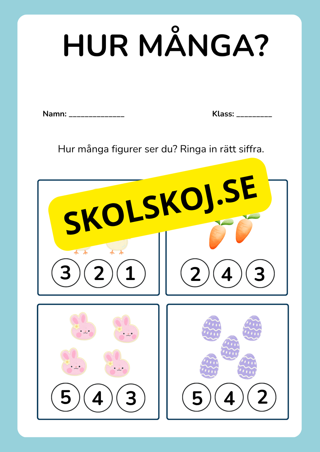 Glad påsk - Häfte