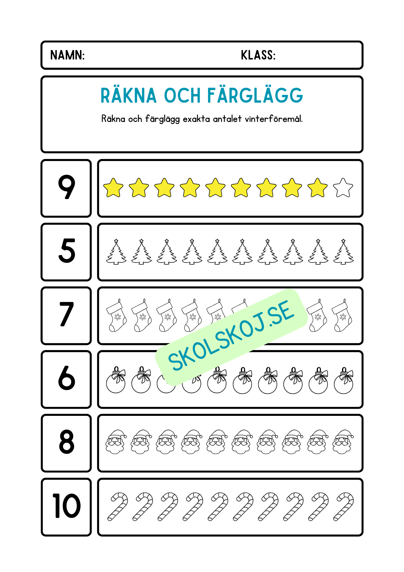 God Jul - Blandade uppgifter