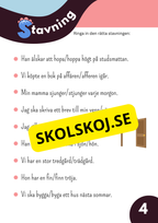 Grammatikövningar - Årskurs 3
