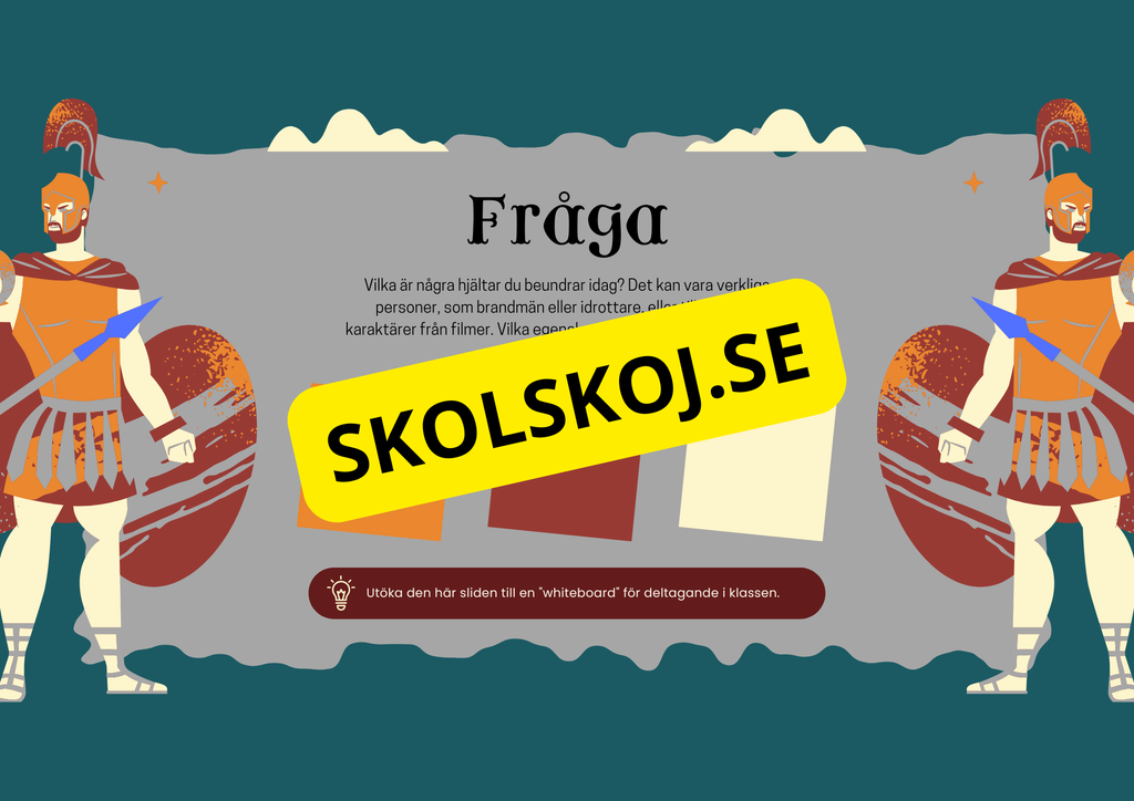 Grekiska hjältar - Häfte