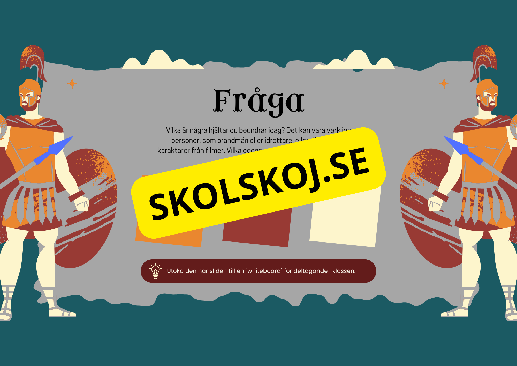 Grekiska hjältar - Häfte