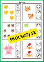 Grundläggande matematik med mattekort (344 kort)