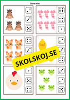 Grundläggande matematik med mattekort (344 kort)