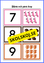 Grundläggande matematik med mattekort (344 kort)