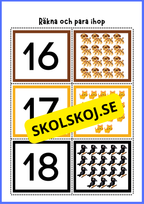 Grundläggande matematik med mattekort (344 kort)