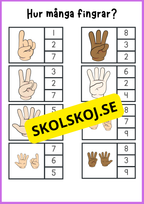 Grundläggande matematik med mattekort (344 kort)