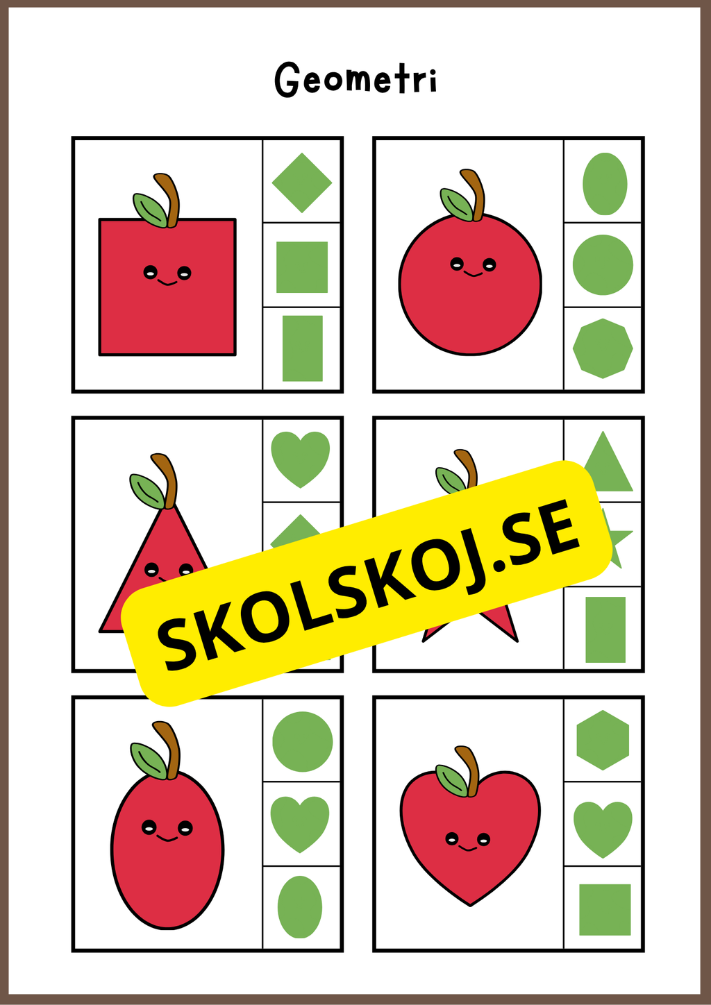 Grundläggande matematik med mattekort (344 kort)