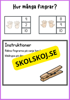 Grundläggande matematik med mattekort (344 kort)