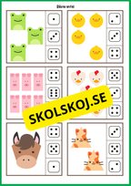 Grundläggande matematik med mattekort (344 kort)