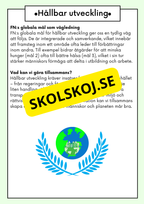 Hållbar utveckling - Årskurs 4 - 6 - Läsförståelse (42 sidor)