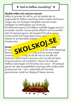 Hållbar utveckling - Årskurs 4 - 6 - Läsförståelse (42 sidor)