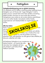 Hållbar utveckling - Årskurs 4 - 6 - Läsförståelse (42 sidor)