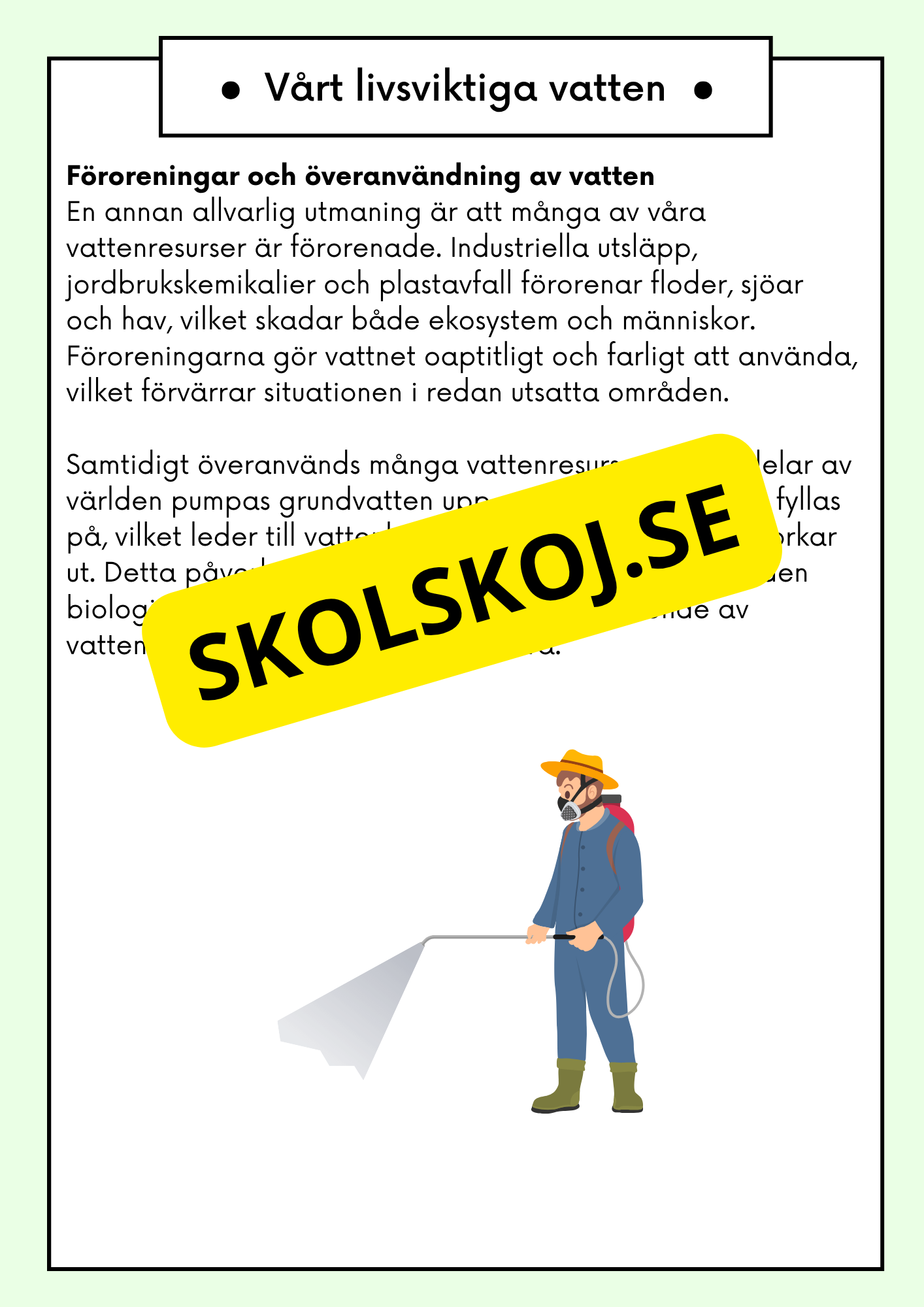 Hållbar utveckling - Årskurs 4 - 6 - Läsförståelse (42 sidor)