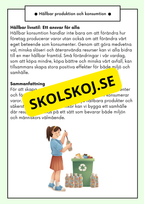 Hållbar utveckling - Årskurs 4 - 6 - Läsförståelse (42 sidor)