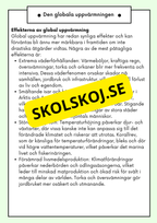Hållbar utveckling - Årskurs 4 - 6 - Läsförståelse (42 sidor)