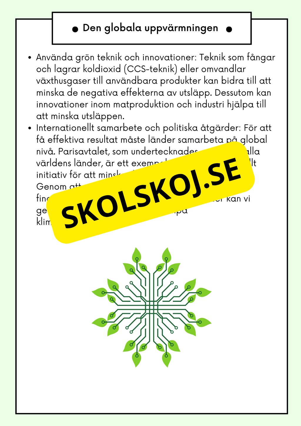 Hållbar utveckling - Årskurs 4 - 6 - Läsförståelse (42 sidor)