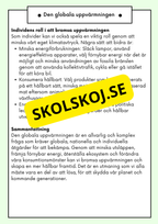 Hållbar utveckling - Årskurs 4 - 6 - Läsförståelse (42 sidor)