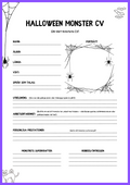 Halloween monster CV