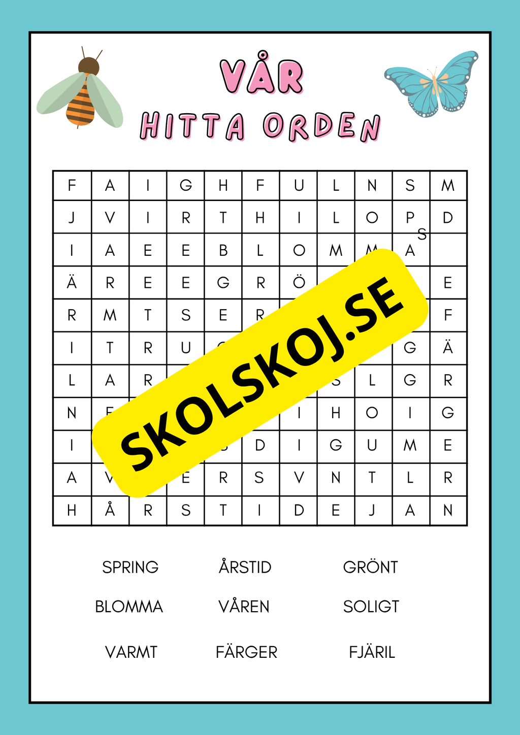 Hej våren - Häfte