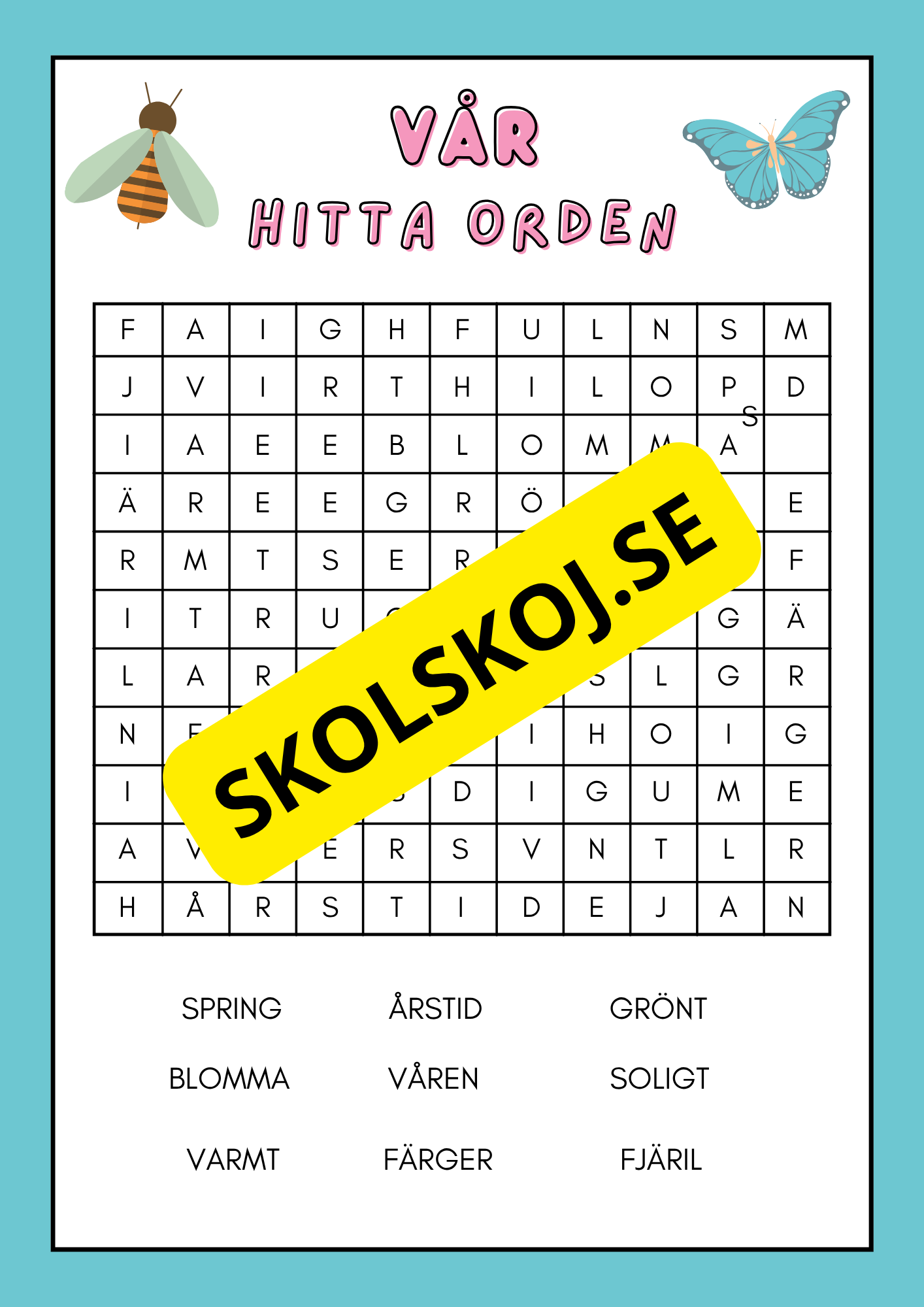 Hej våren - Häfte