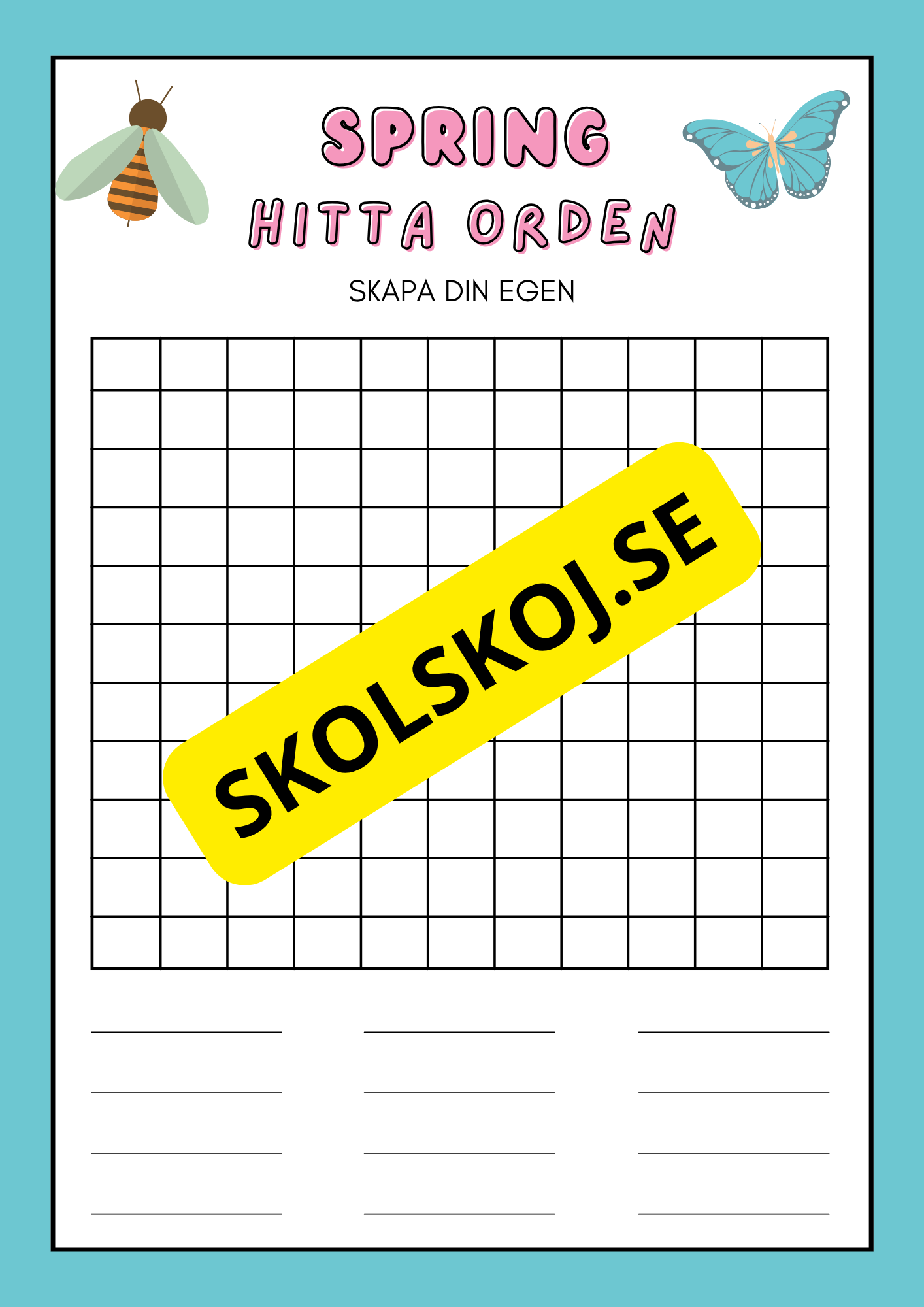 Hej våren - Häfte