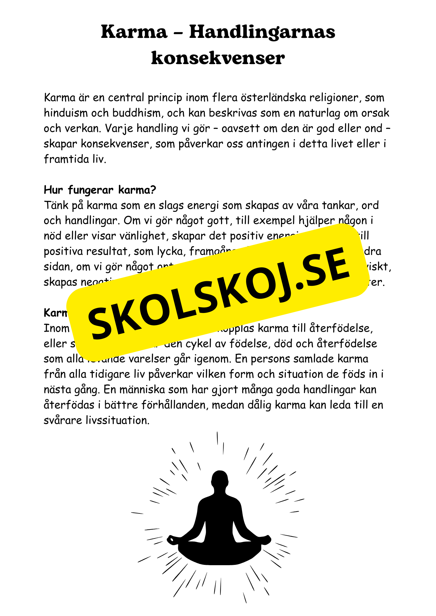 Hinduism och Buddhism - Årskurs 4 - 6