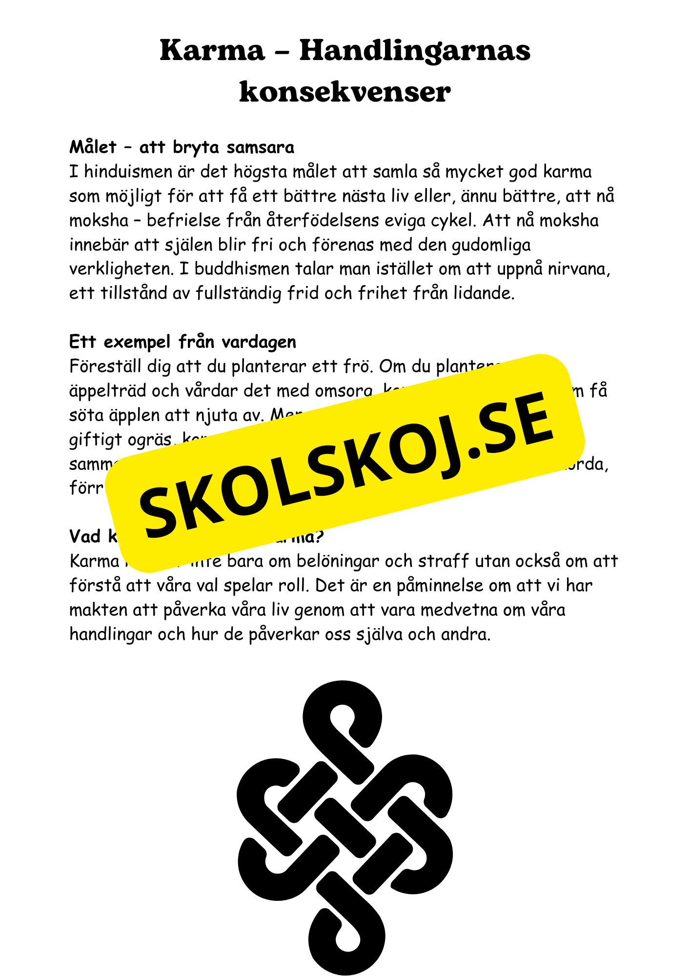 Hinduism och Buddhism - Årskurs 4 - 6