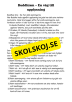 Hinduism och Buddhism - Årskurs 4 - 6