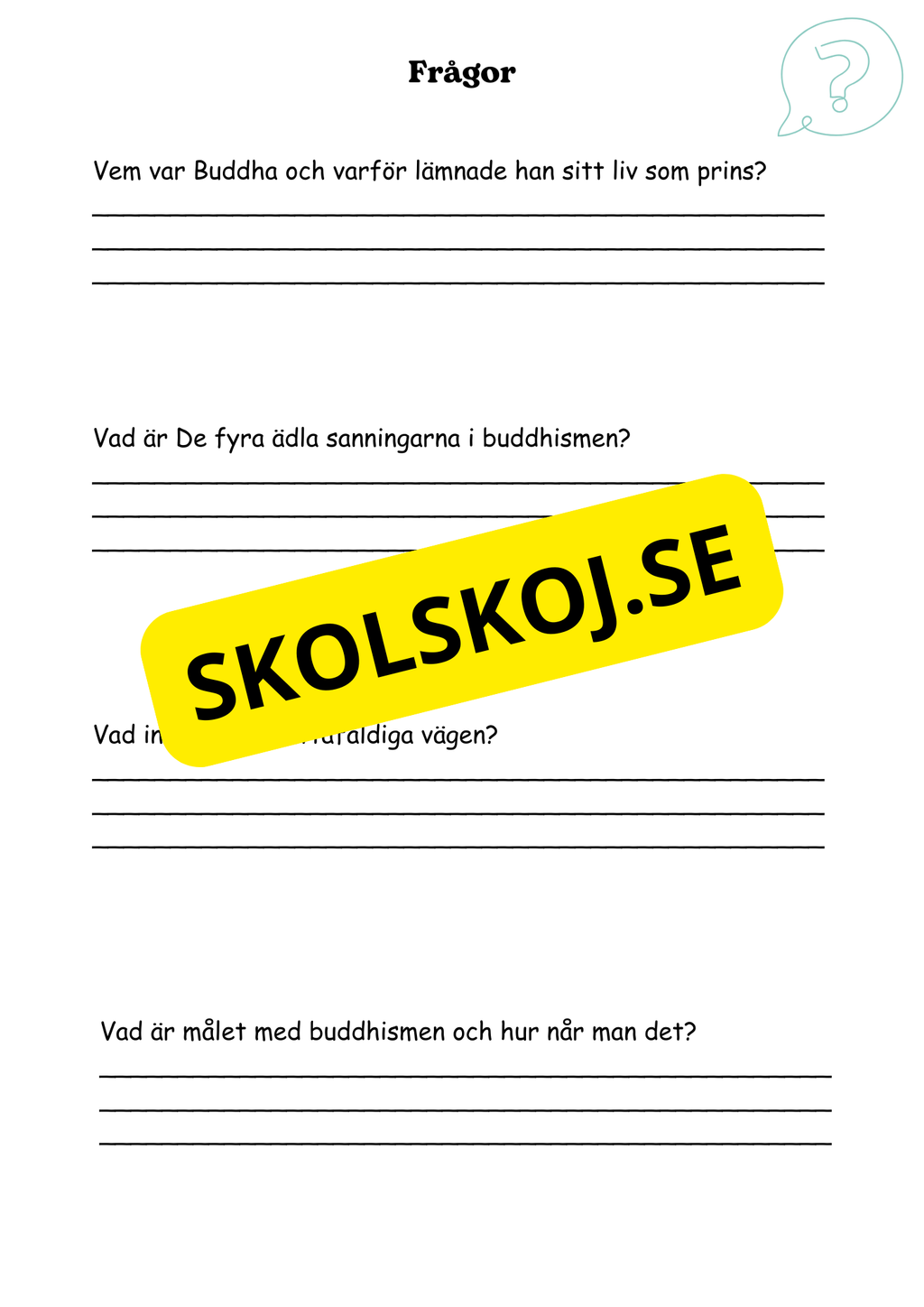 Hinduism och Buddhism - Årskurs 4 - 6