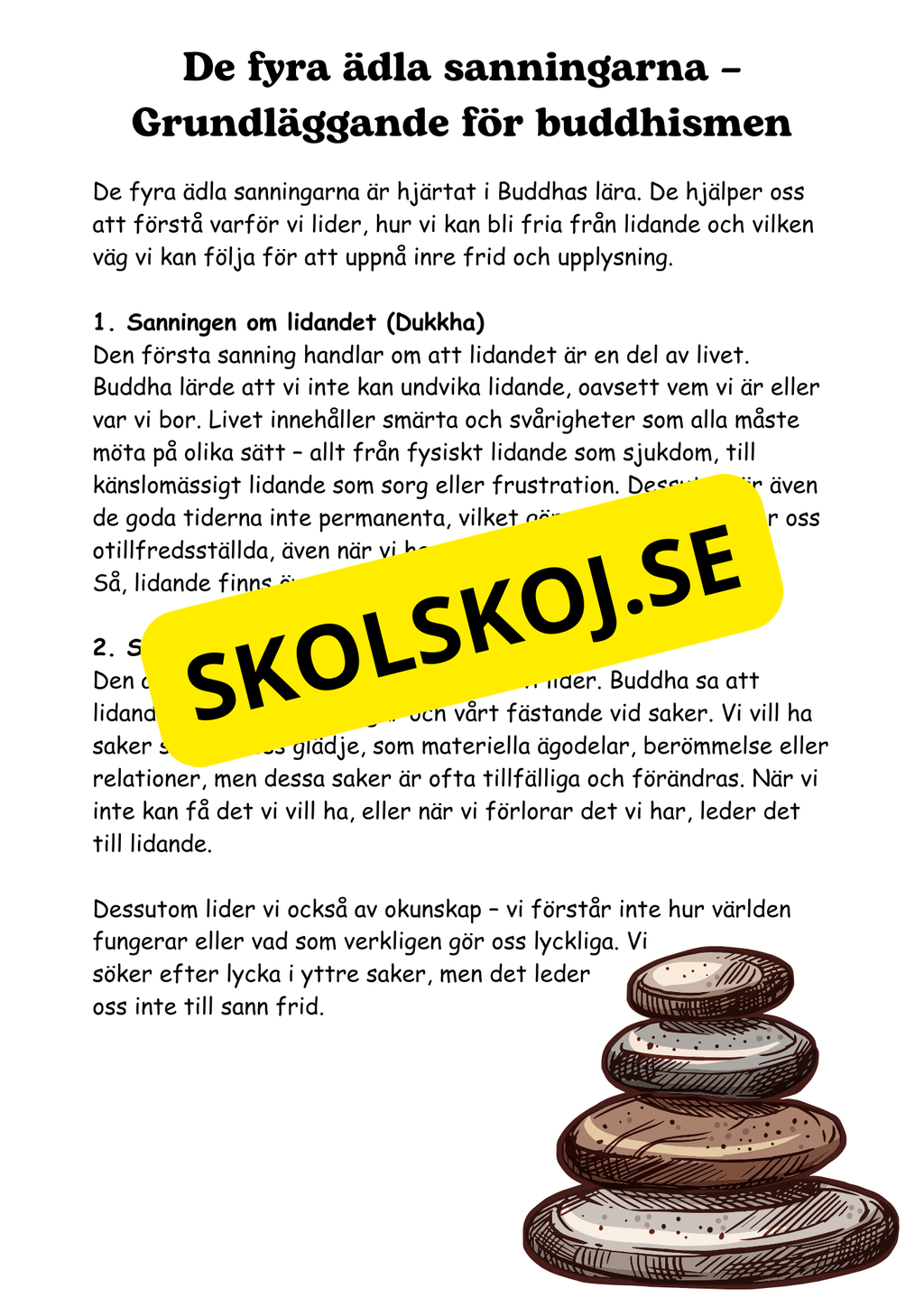 Hinduism och Buddhism - Årskurs 4 - 6