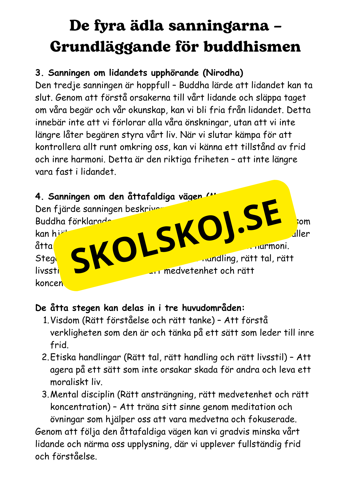 Hinduism och Buddhism - Årskurs 4 - 6