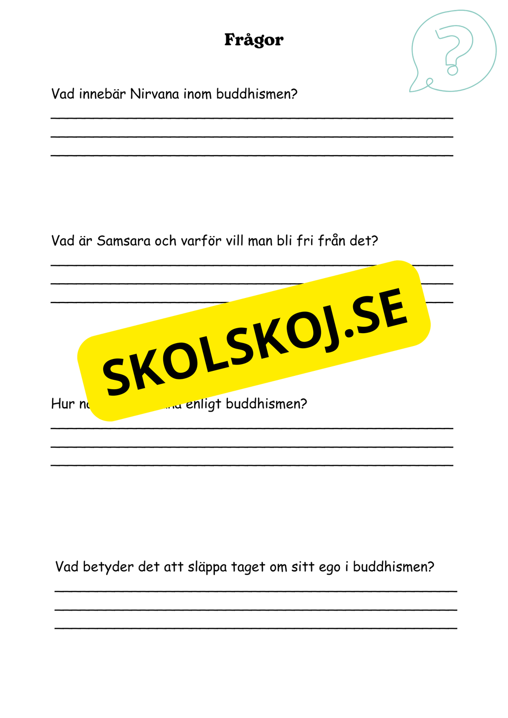 Hinduism och Buddhism - Årskurs 4 - 6