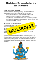 Hinduism och Buddhism - Årskurs 4 - 6